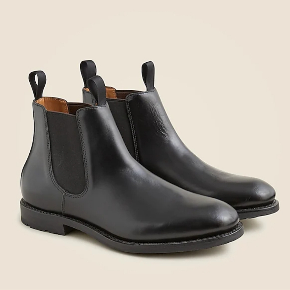 J. Crew men's Kenton Chelsea Boot - black